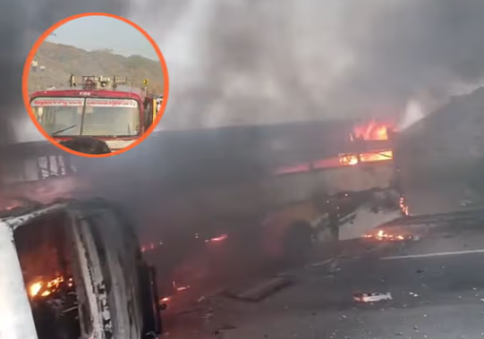 Bus Fire Accident