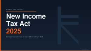 New Income Tax Act, 2025