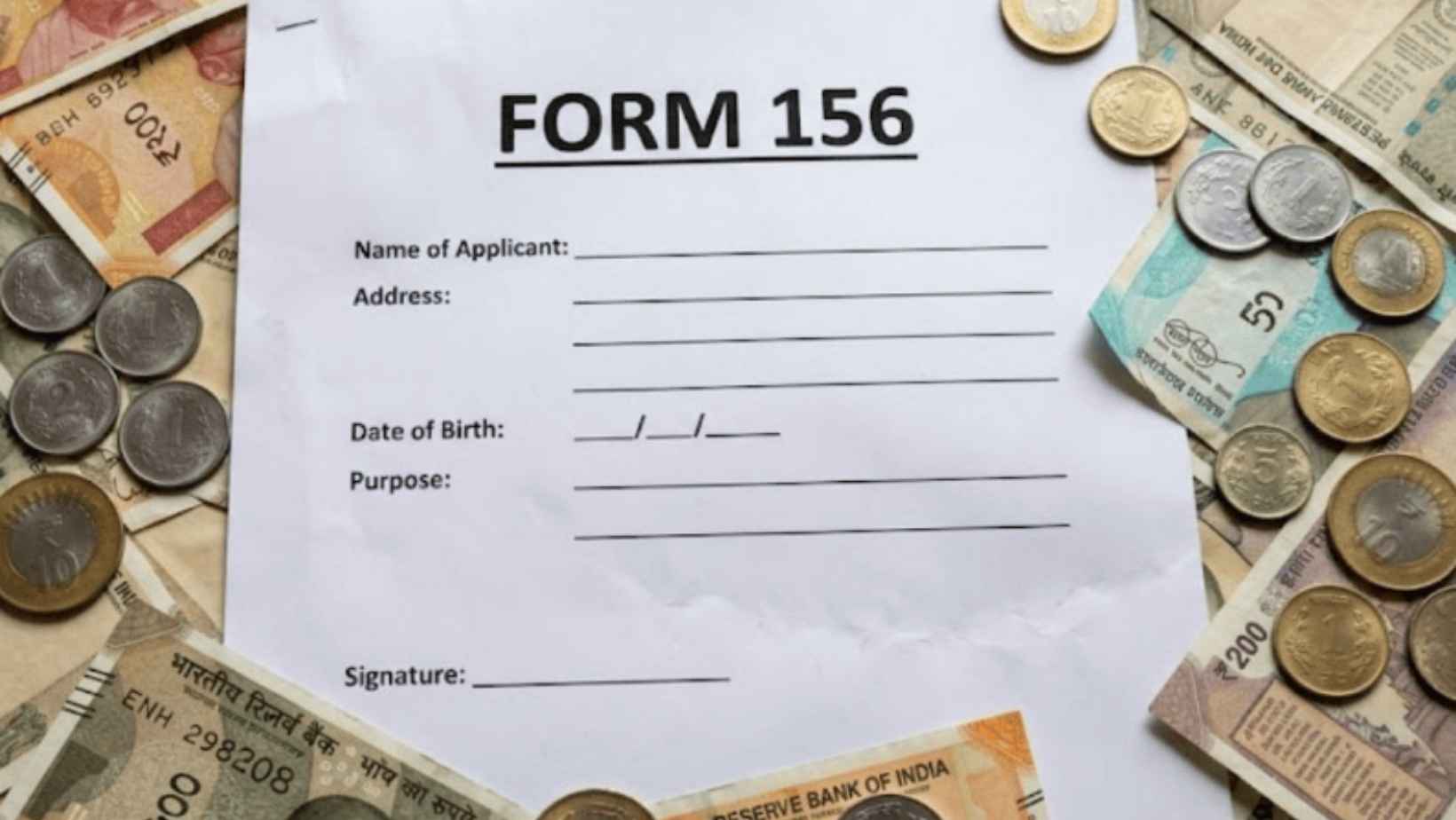 Income Tax Form 156 Foreign Travel Rule Portal Issue