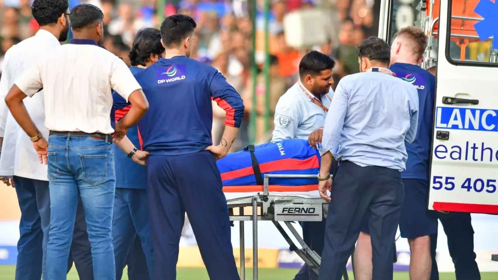 Lungi Ngidi Injury Ipl Ambulance Delhi Capitals