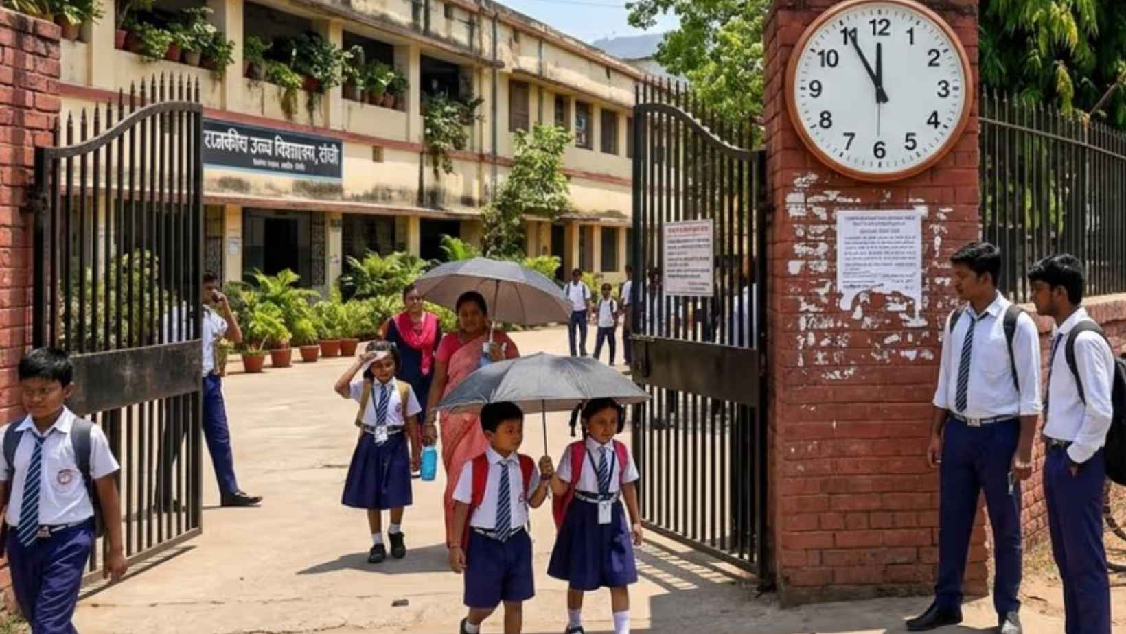 Ranchi School Timing Change Due To Heatwave Jharkhand