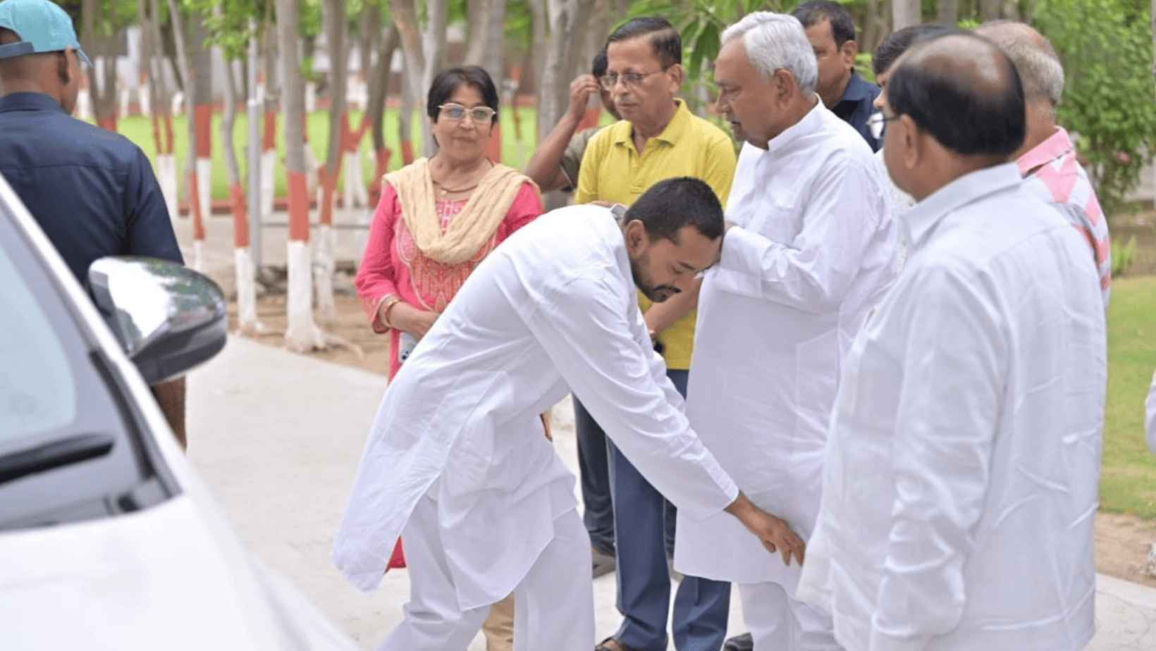 Nishant Kumar Sadbhav Yatra Nitish Kumar Blessings