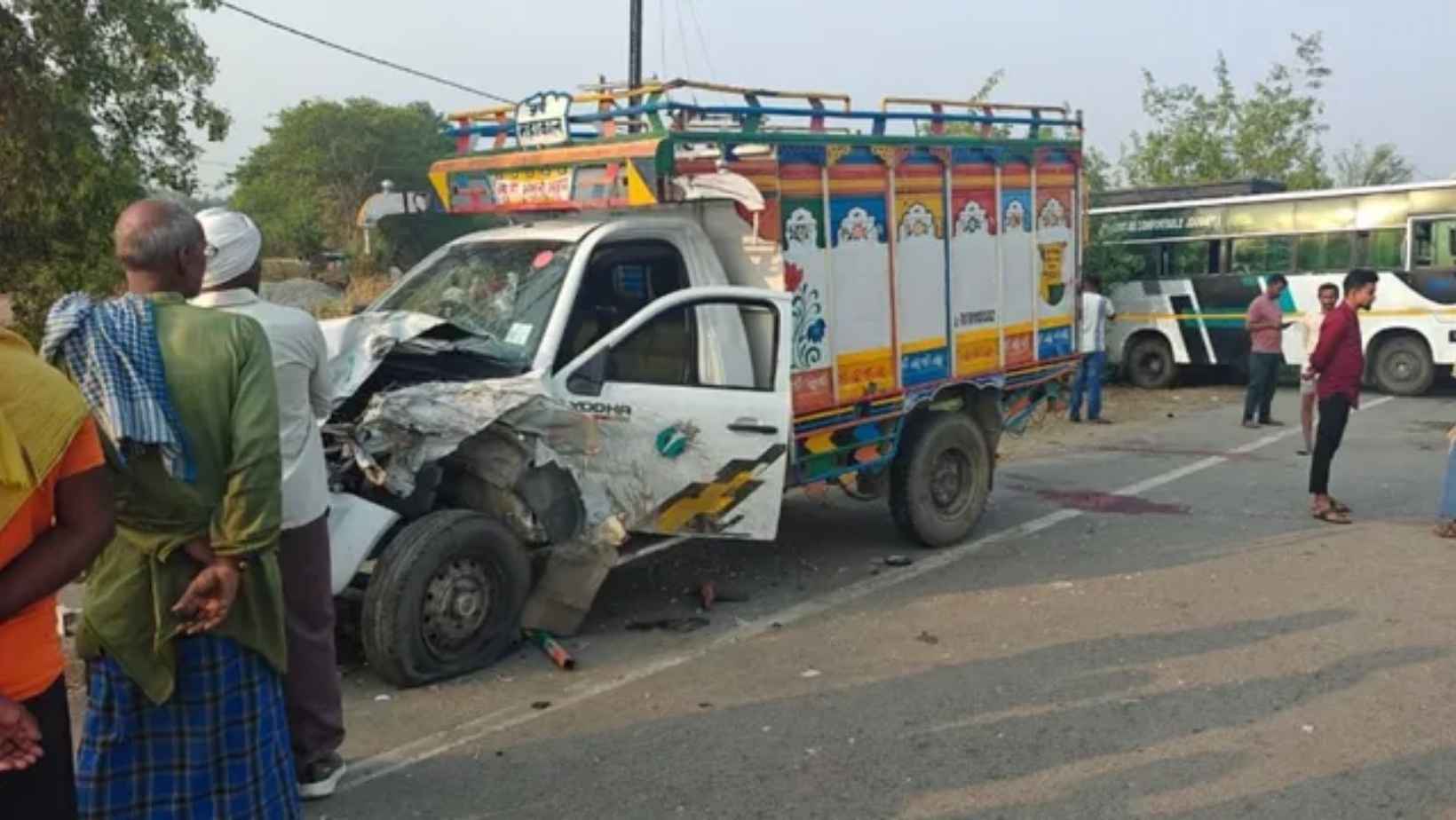 Rohtas Road Accident 5 Dead 10 Injured